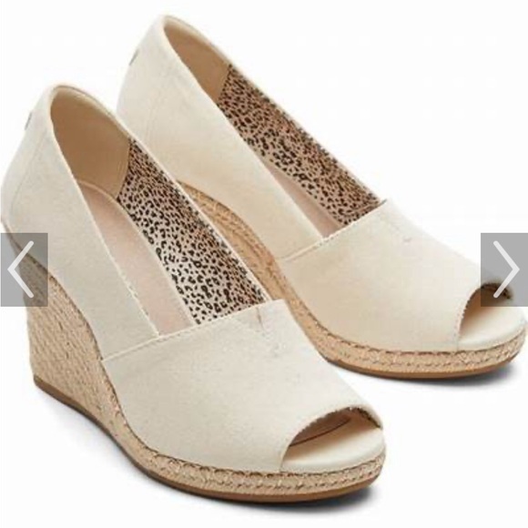 Tom’s Michelle Espadrille Wedges - Picture 1 of 7